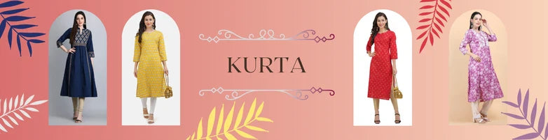 Elegant collection of women's kurtas in vibrant colors and intricate designs from Pink Weaves, showcasing timeless ethnic wear for every occasion.