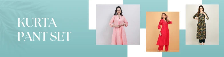 Elegant Women's Kurta Pant Set featuring intricate embroidery and stylish design from Pink Weaves, perfect for both casual and festive occasions.